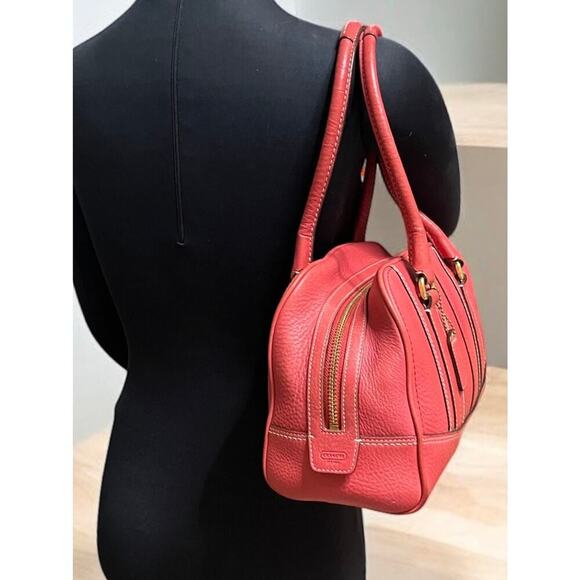 Y2K Coach 10526 Hamilton Pebble Leather Satchel Bag - Picture 8 of 14